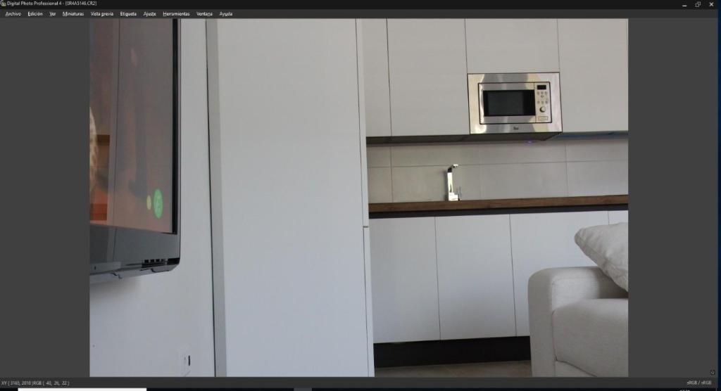 Kuchyň nebo kuchyňský kout v ubytování Apartamentos Cachón