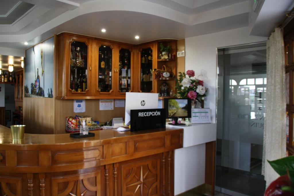 Lounge nebo bar v ubytování Hostal Don Suero de Quiñones
