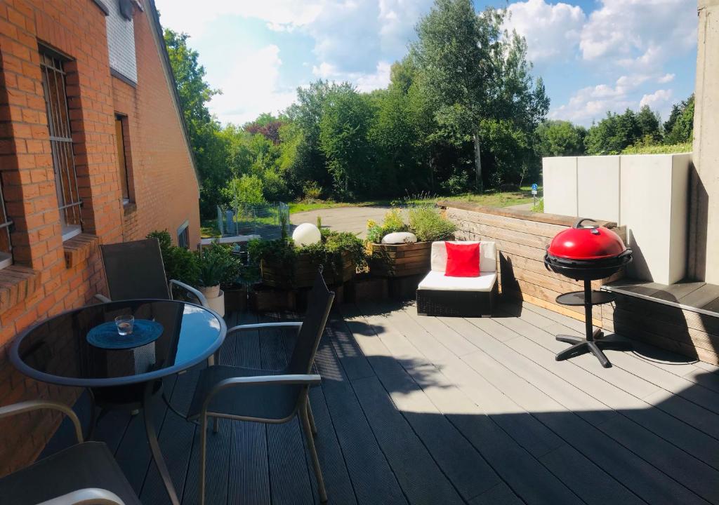 Posezení v ubytování Wohnung mit Charme, Netflix