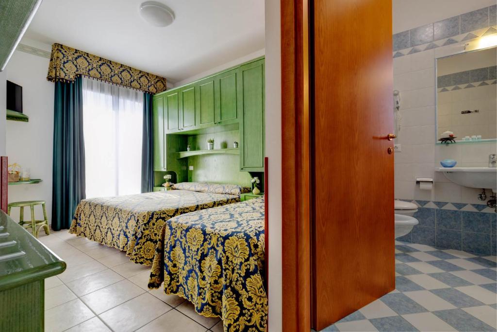 Koupelna v ubytování Hotel Garni San Carlo