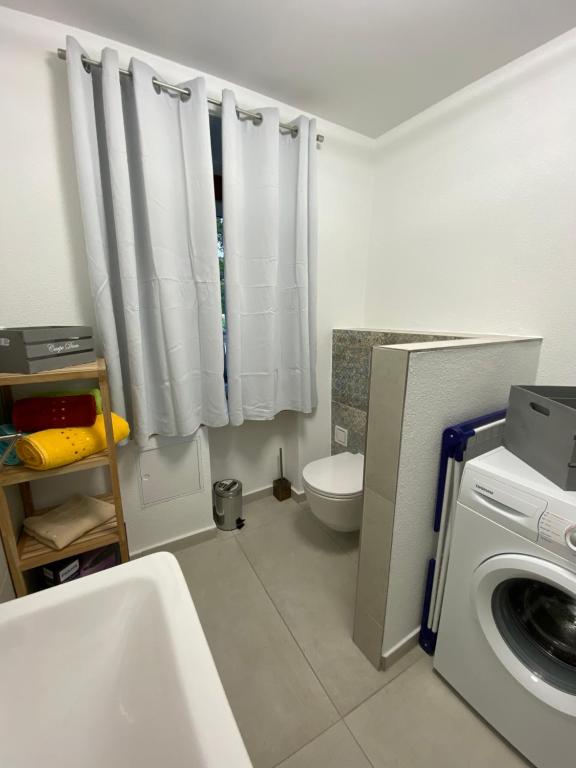 Kúpeľňa v ubytovaní Ferienwohnungen Mikula-Hubacek