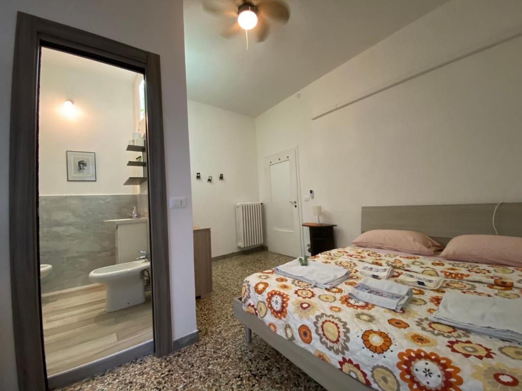Posteľ alebo postele v izbe v ubytovaní Venezia lovely rooms
