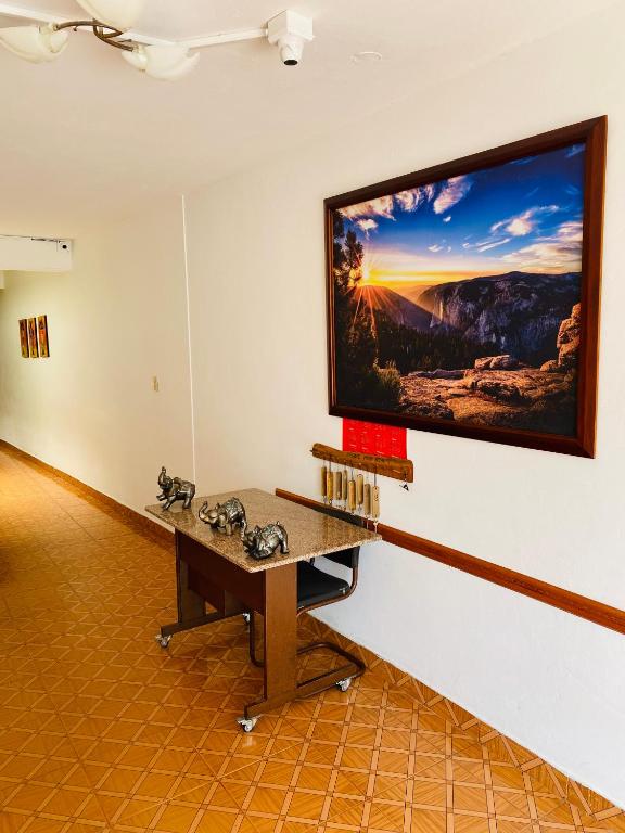 TV a/nebo společenská místnost v ubytování Hotel Paso Realce