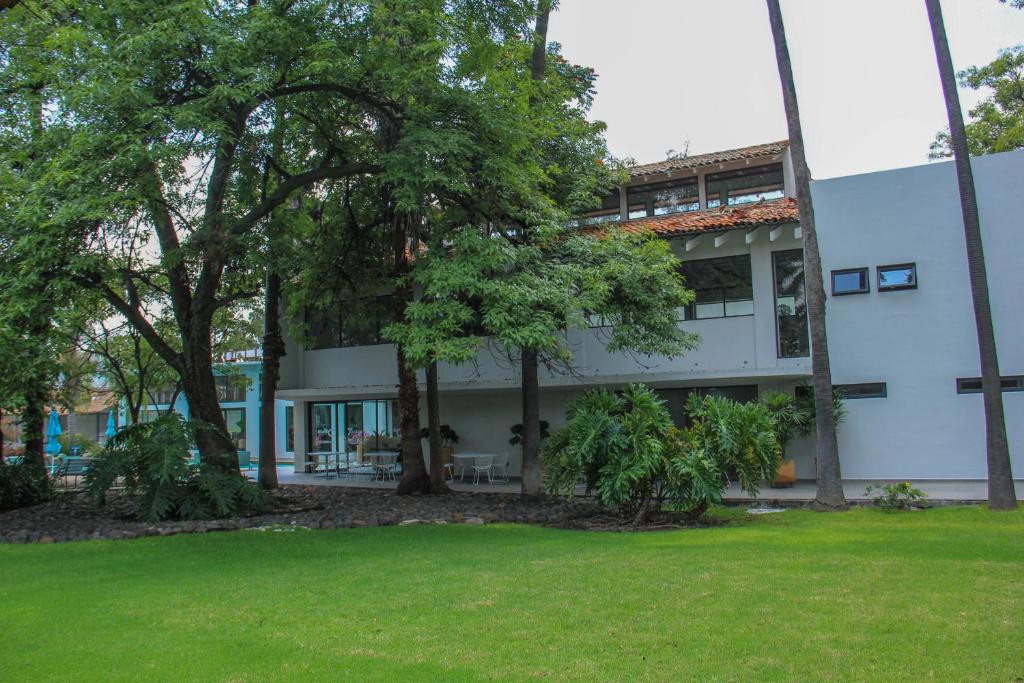 Zahrada ubytování Hotel Y Parque Acuático La Caldera