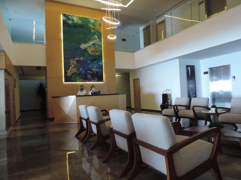 Posezení v ubytování Hotel Plaza Sol Veracruz