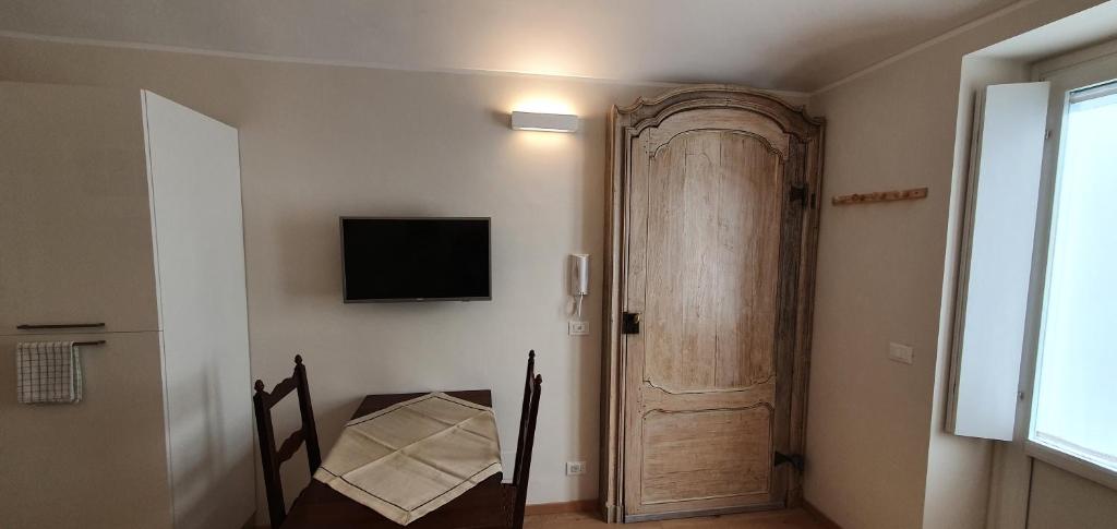 TV o dispositivi per l'intrattenimento presso Baretti apartment