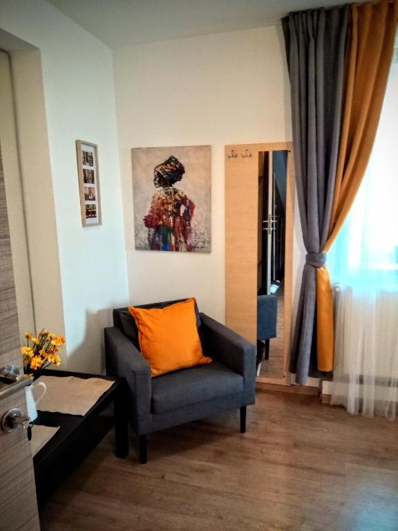 Posezení v ubytování Central Guesthouse