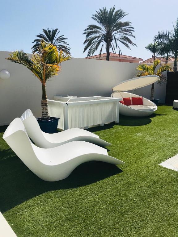 Posezení v ubytování Olivia Holidayhouse Maspalomas