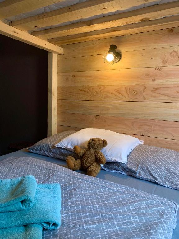 Postel nebo postele na pokoji v ubytování Le Passage