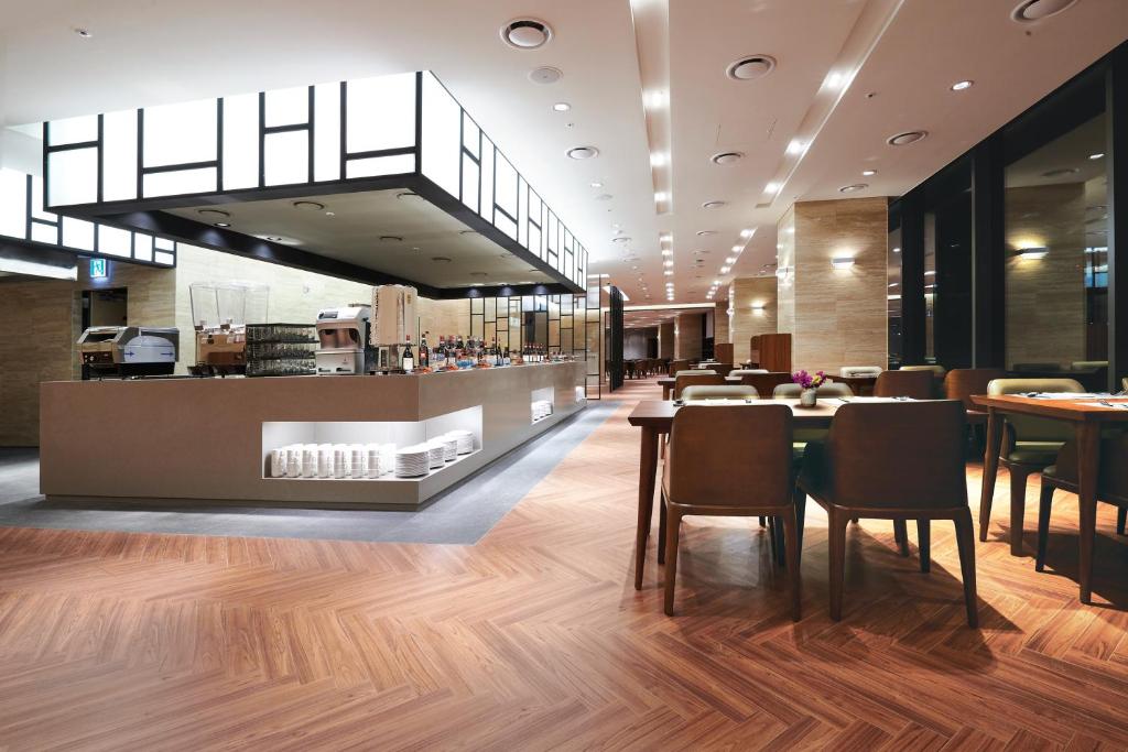 Restaurace v ubytování Jeongseon Intoraon Hotel