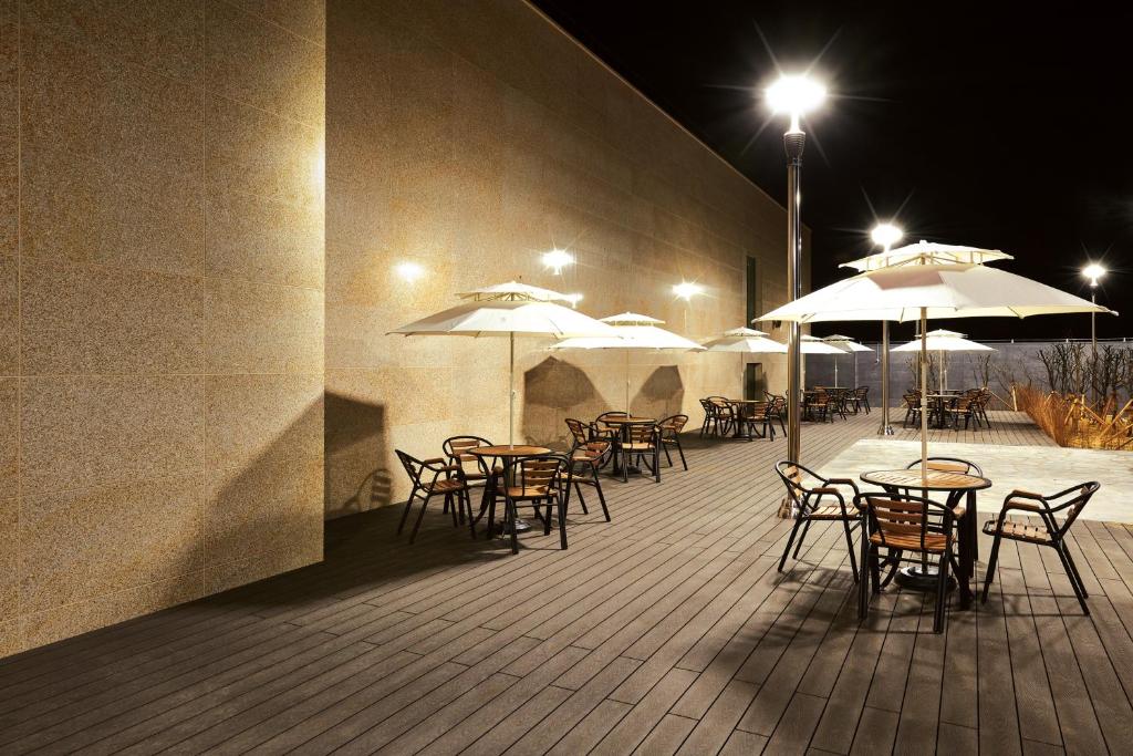 Restaurace v ubytování Jeongseon Intoraon Hotel