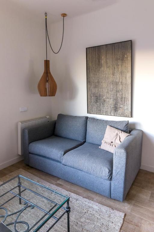 Posezení v ubytování Fantástica casa de diseño en Alp