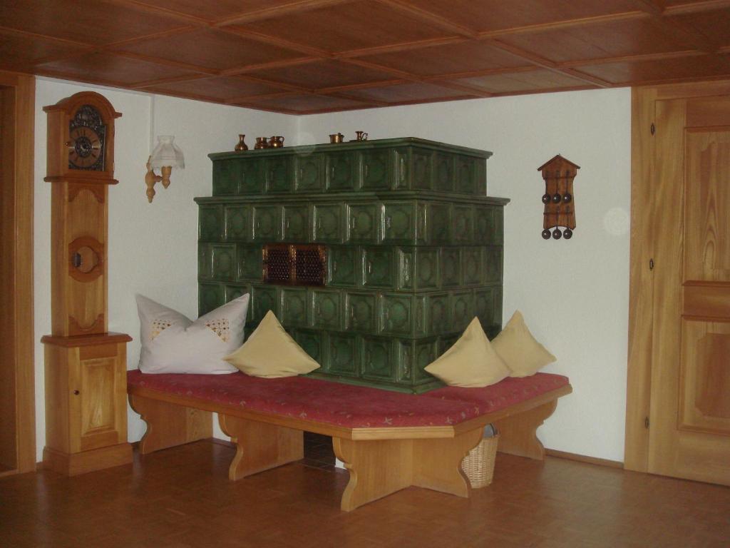 Posezení v ubytování Apartment Sutterlüty