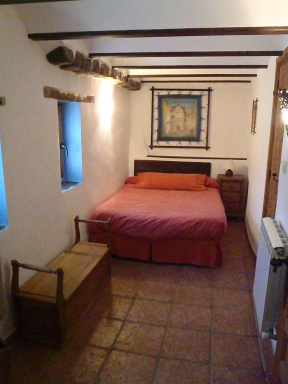 Postel nebo postele na pokoji v ubytování Casa Bestregui
