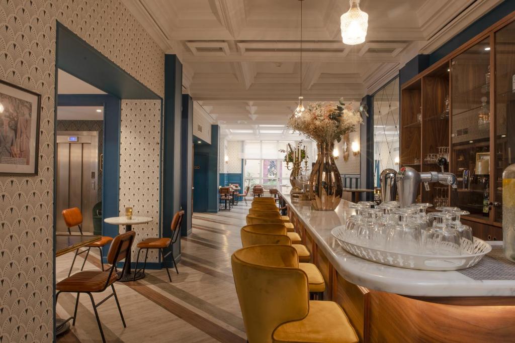 Posezení v ubytování Hôtel Le Bristol