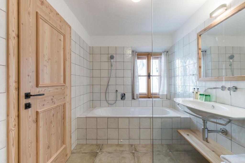 Kúpeľňa v ubytovaní Gasthof Weyerhof