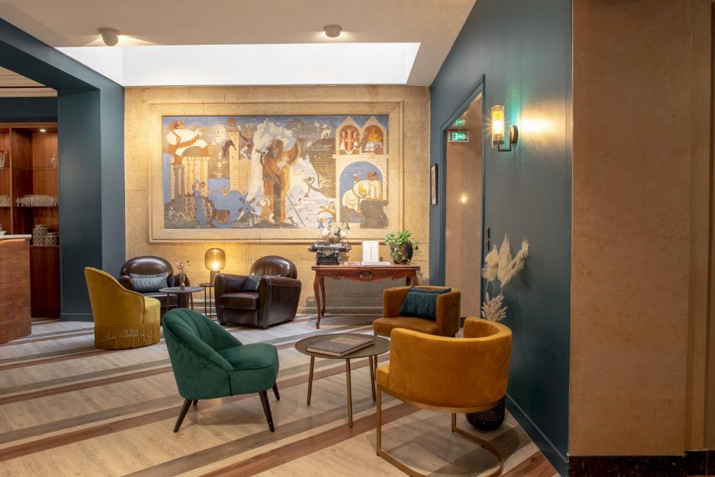 Posezení v ubytování Hôtel Le Bristol