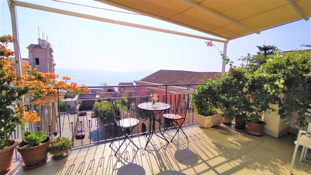 En balkon eller terrasse på Casa Aranci