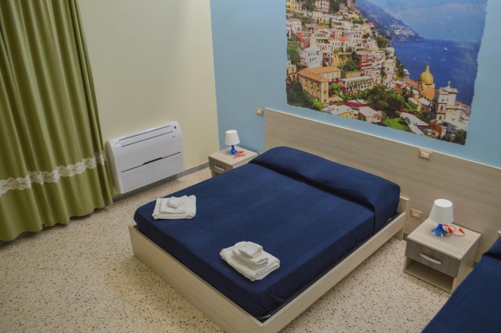 Postel nebo postele na pokoji v ubytování La fontana de li Papi