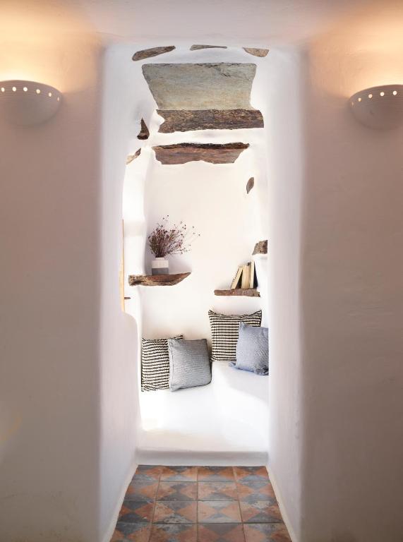 Posezení v ubytování Aeolis Tinos Suites