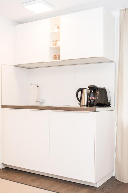 Kuchyň nebo kuchyňský kout v ubytování KELLER APARTMENT l 10L