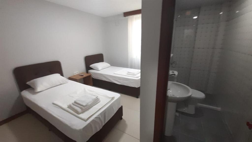 Koupelna v ubytování Yeşilyurt otel