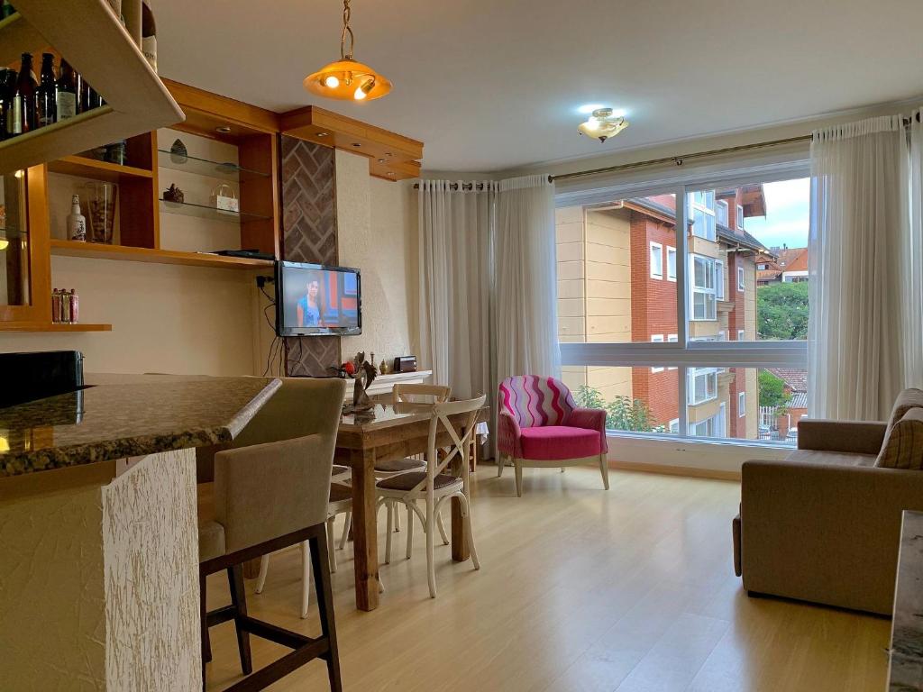  English Place 304 - Apartamento em Gramado 200 metros Rua Coberta