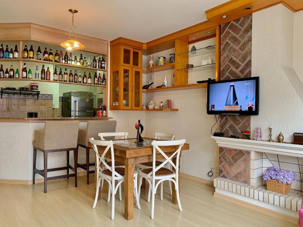  English Place 304 - Apartamento em Gramado 200 metros Rua Coberta