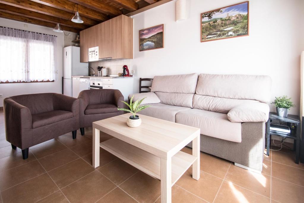 Posezení v ubytování Apartamentos LA PARRA
