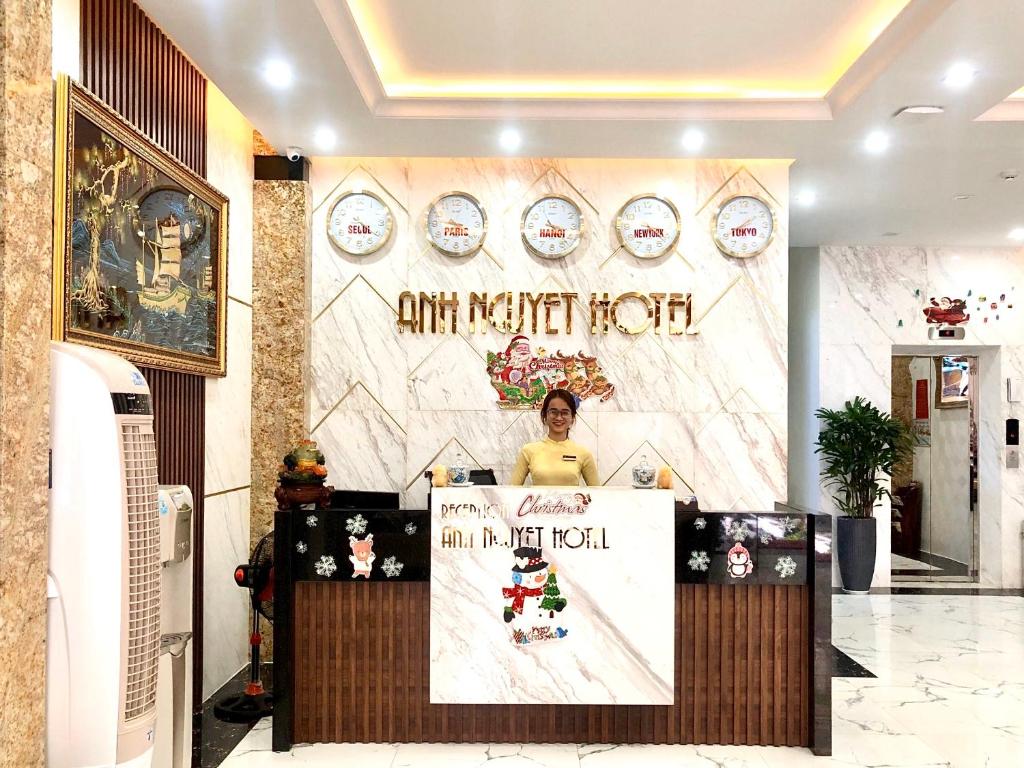 Vstupní hala nebo recepce v ubytování Anh Nguyet Da Nang Hotel