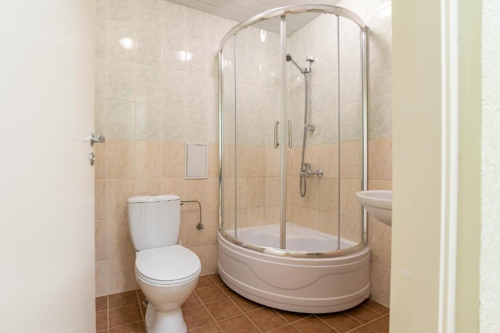 Koupelna v ubytování Virumaa Hostel