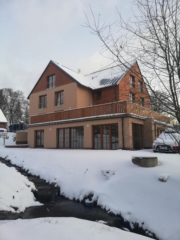 Apartmány Říčky "Sněženka" v zimě