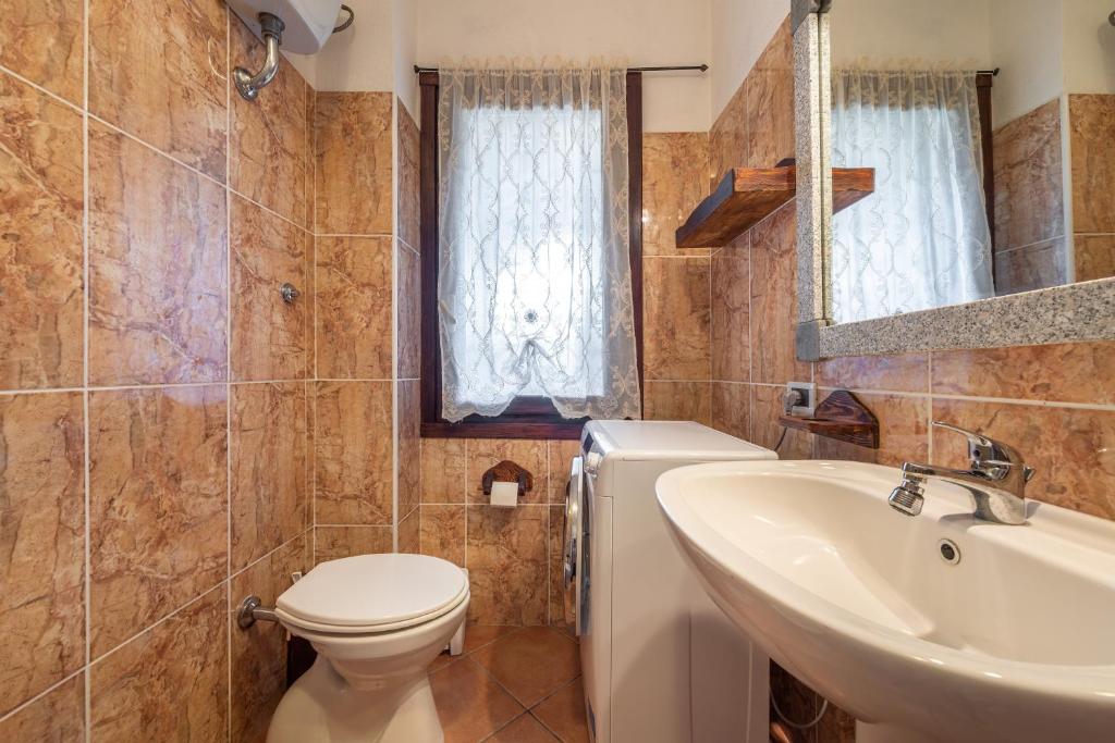 Łazienka w obiekcie Villa Mallus 4 posti letto