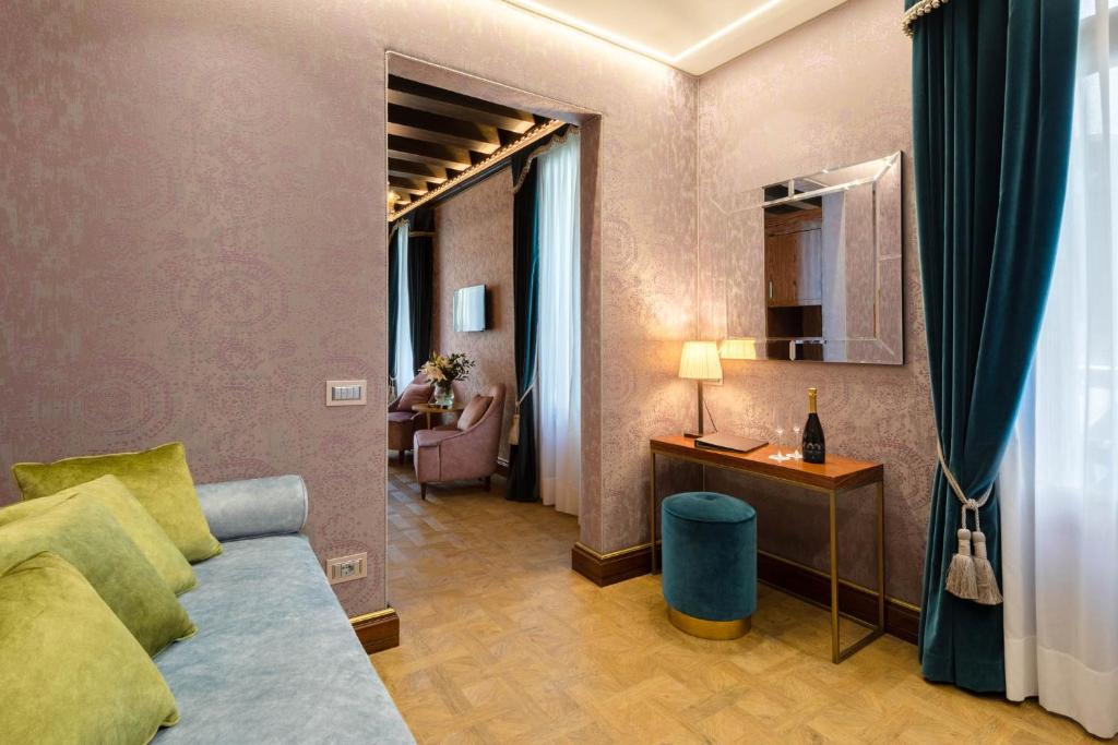 Posezení v ubytování Hotel Donà Palace