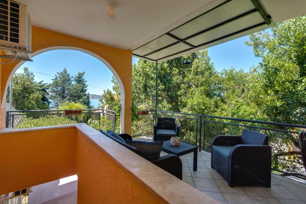 Balkón nebo terasa v ubytování House Goran