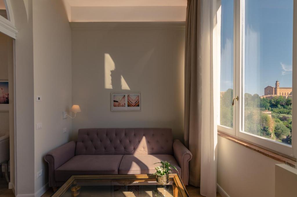 Posezení v ubytování Il giardino di Pantaneto Residenza D'Epoca