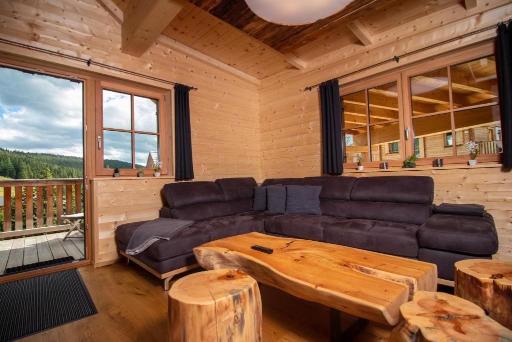 Posezení v ubytování Chalet Risus Vallis Lachtal