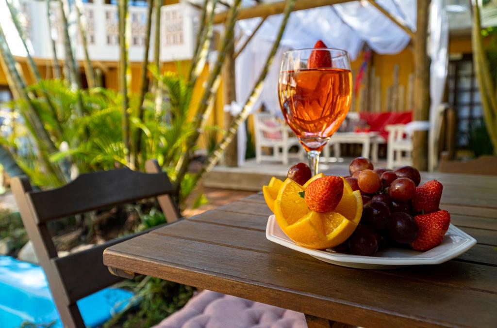 Comida in lodge ou em algum lugar perto