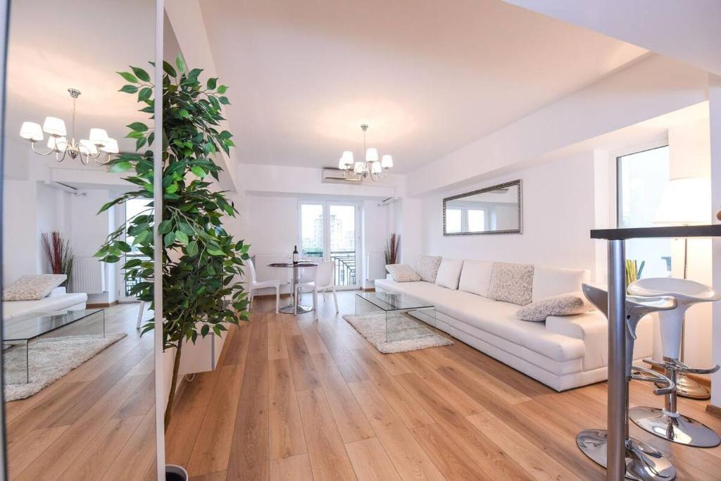 Et opholdsområde på New luxury flat at Unirii Square, Piata Unirii