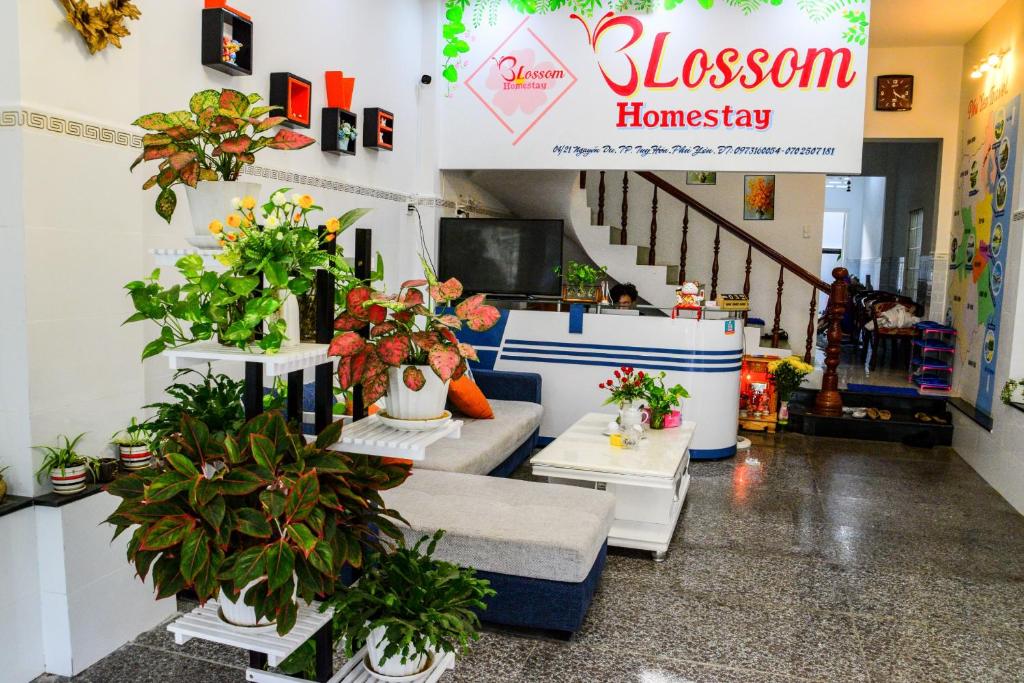 Posezení v ubytování Blossom Homestay