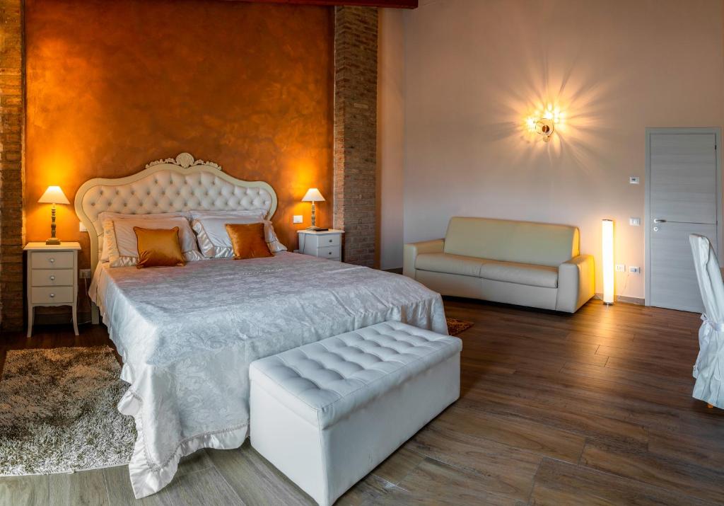Agriturismo le Fontanelle da Valente - Habitación Deluxe Con Cama Extragrande