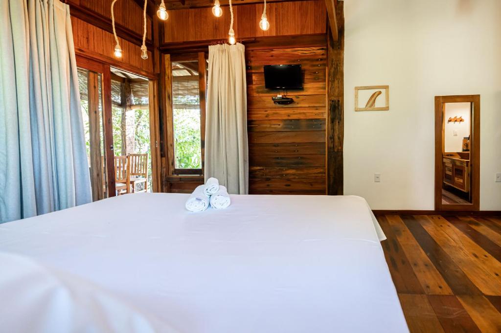 Postel nebo postele na pokoji v ubytování Flow Beach House - Taipu de Fora - Península de Maraú