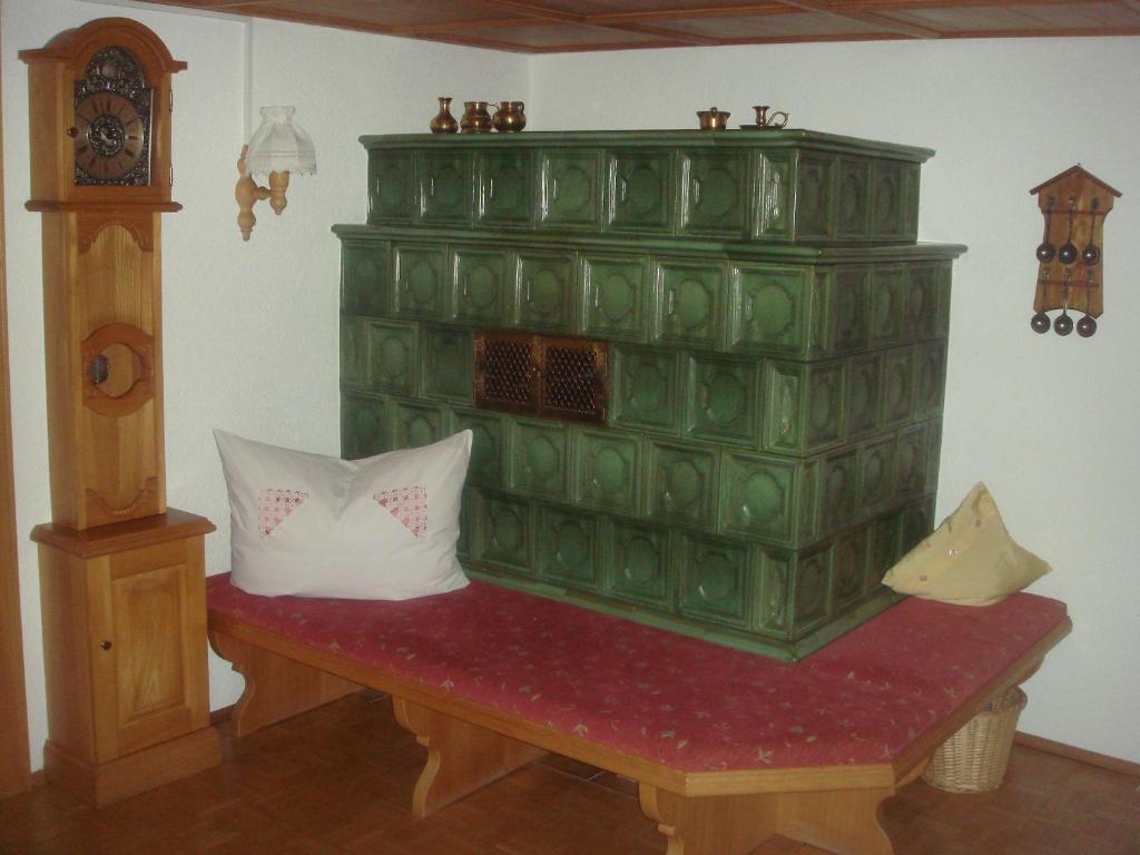 Posezení v ubytování Apartment Sutterlüty