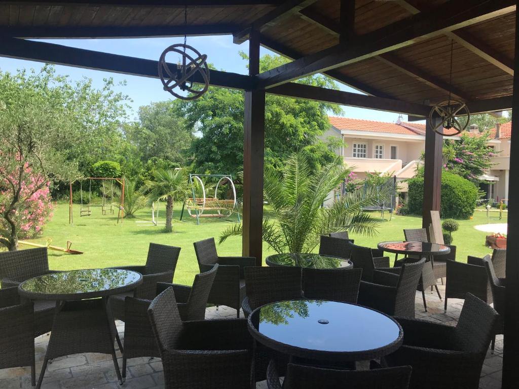 Zahrada ubytování Apartments Ada Bojana