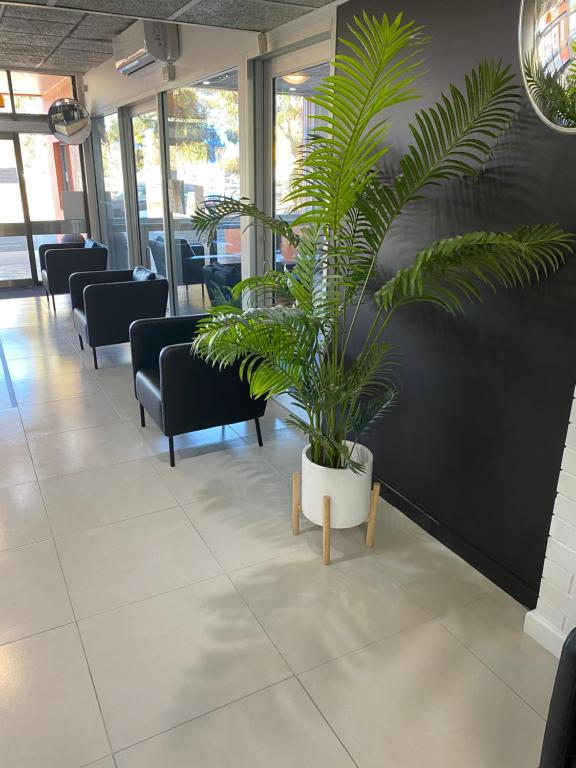 Posezení v ubytování Adelaide Airport Motel