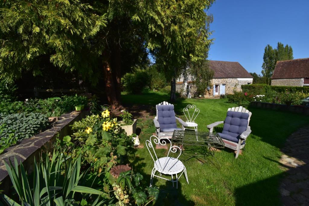 Zahrada ubytování Ma maison bleue