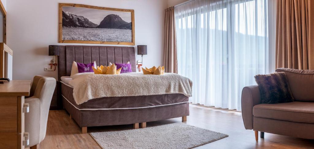 Posezení v ubytování Hotel Alpennest