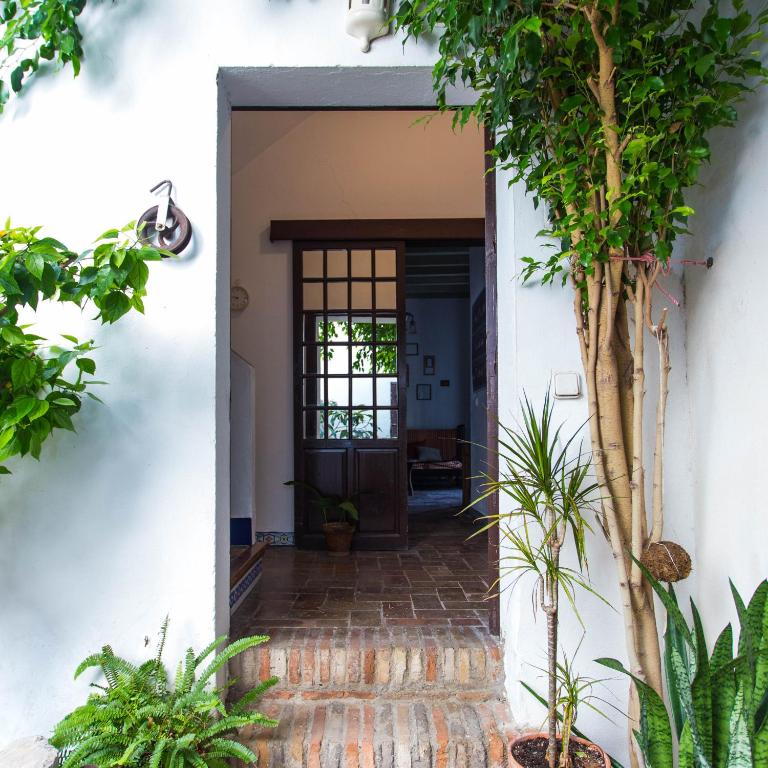 Zahrada ubytování Casa del siglo XVII
