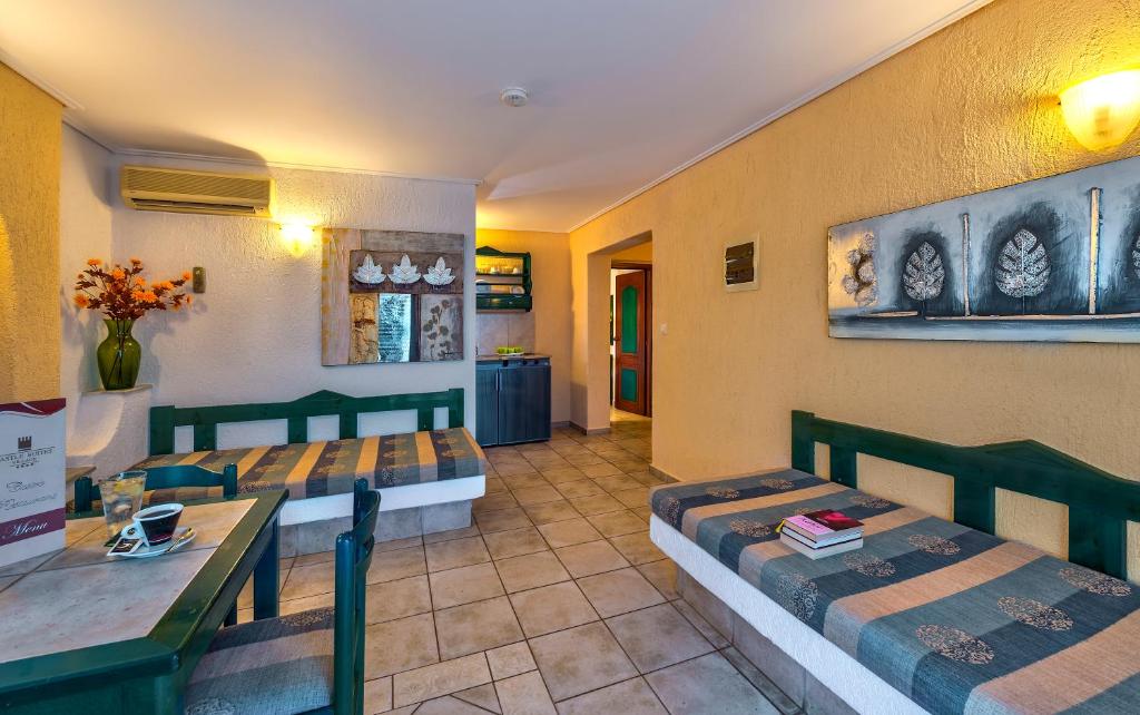 Posezení v ubytování Hotel Castle Suites