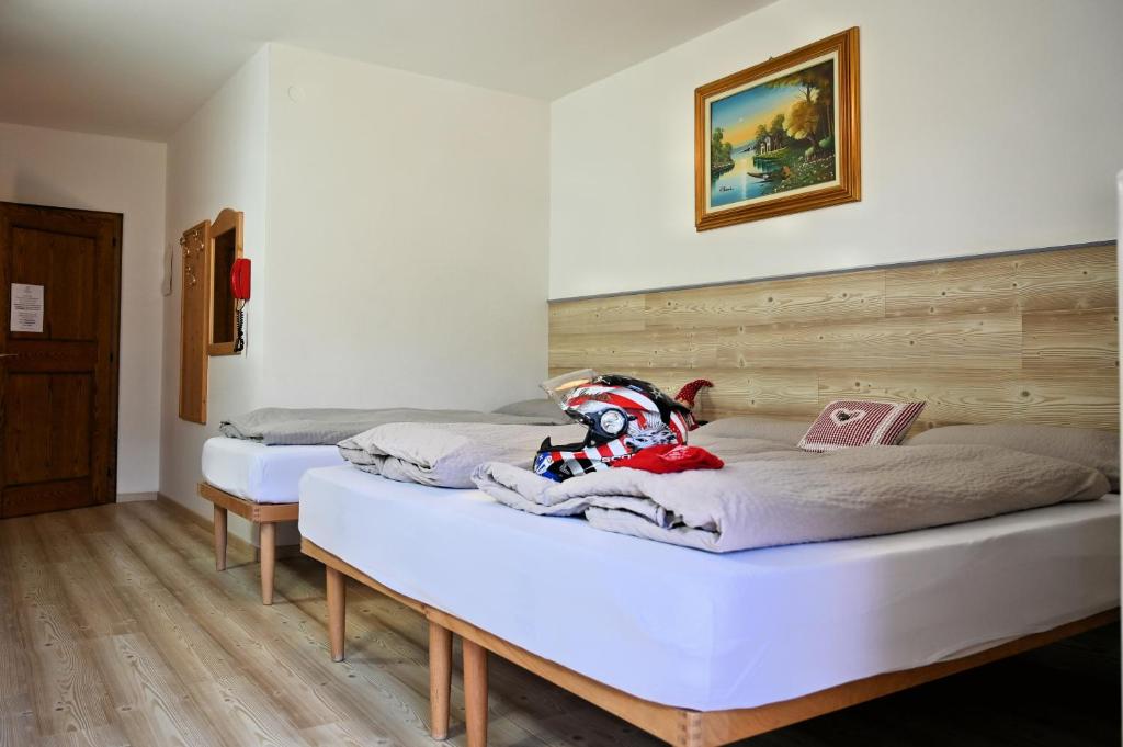 Postel nebo postele na pokoji v ubytování Albergo Panorama